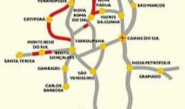 Santa Tereza - Mapa de localizao