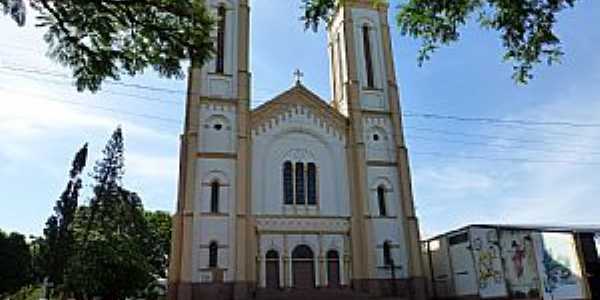 Santo Cristo-RS-Matriz da Asceno do Senhor-Foto:Ubirajara Buddin Cruz