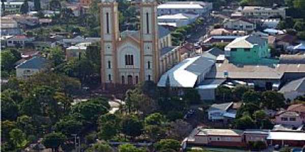 Santo Cristo-RS-Vista do centro da cidade-Foto:luanderj