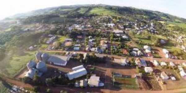 Imagem area da cidade de Santo Expedito do Sul - Por Bruna Belusso