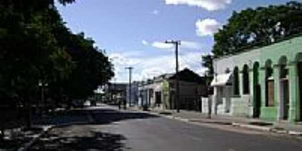 Rua central de So Vicente do Sul-RS-Foto:PRSADI DA FONTOURA POR