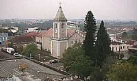 Taquari - Vista da cidade e Igreja-Foto:abmombach