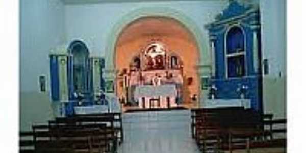 Interior da Igreja da Santssima Trindade de Massacara-Foto:museudocumbe.