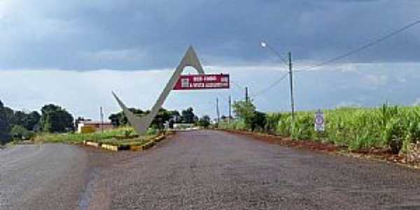 Vista Alegre-RS-Prtico de entrada da cidade-Foto:Roque Oliveira