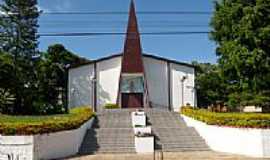 guas de Chapec - Vista da Igreja Matriz de N.Sra.Aparecida em guas de Chapec-SC-Foto:Paulo Pilenghy