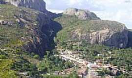 Milagres - Morro da Bandeira e a cidade de Milagres-Foto:Rony cerqueira