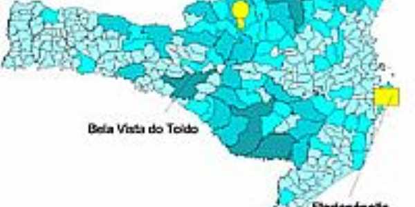 Mapa de Localizao - Bela Vista do Toldo-SC
