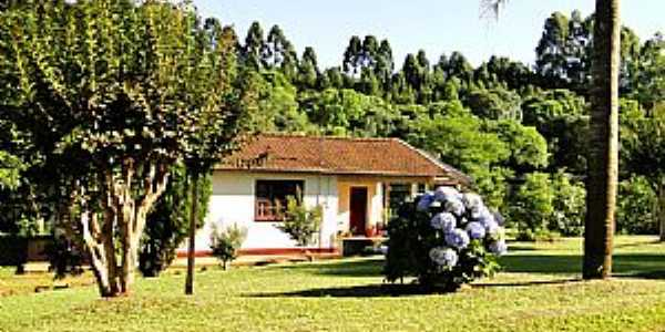 Bom Jesus do Oeste-SC-Casa em rea rural-Foto:Evandro Cunha 