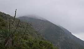 Monte Santo - Neblina no alto da serra em Monte Santo-BA-Foto:Jorge LN