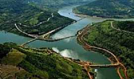 Goio-En - Foto area da Barragem Goio-en - Foto por eltonstrada 