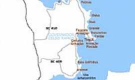 Governador Celso Ramos - Mapa