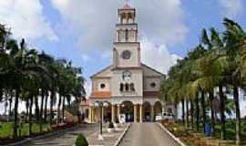 Imaru - Praa e Igreja de So Luiz Gonzaga e Santa Albertina em Imaru-SC-Foto:Jos Carminatti