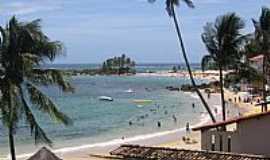 Morro de So Paulo - Vista da praia em Morro de So Paulo-BA-Foto:lobobrasil