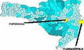 Ituporanga - Mapa de Localizao - Ituporanga-SC