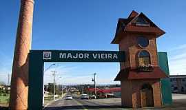 Major Vieira - Major Vieira-SC-Prtico de entrada da cidade-Foto:Ivo Kindel