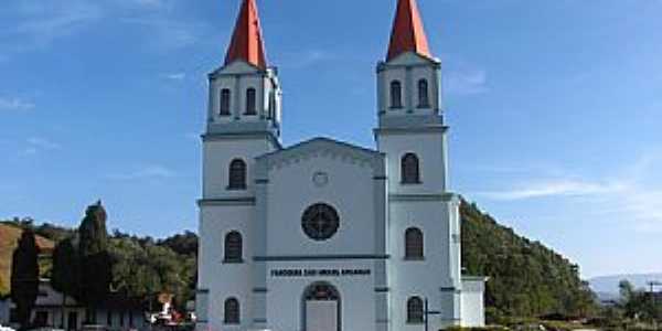 Igreja So Miguel Arcanjo - Barra da Paleta Mirim Doce - SC  - Foto Ivo Kindel