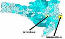 Petrolndia - Mapa de Localizao - Petrolndia-SC