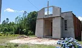 Praia Grande - Praia Grande-SC-Igreja em construo-Foto:Marlon Antonelli