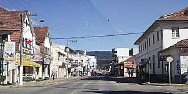 Presidente Getlio-SC-Rua do Comrcio-Foto:Angelo Carlos Ronchi