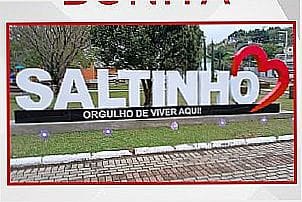 Portico da cidade de Saltinho - SC