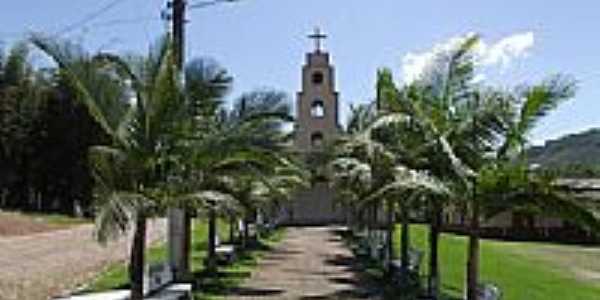 Capela de N.Sra.do Carmo na Vila Bitencourt em Santa Rosa do Sul-SC-Foto:Jos Carminatti