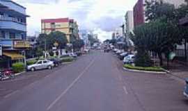 So Miguel do Oeste - Avenida central de So Miguel do Oeste-SC-Foto:THIAGO DAMBROS