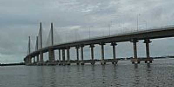 Aracaju-SE-Ponte sobre o Rio Sergipe-Foto:Paulo Targino Moreir