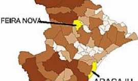 Feira Nova - Mapa de Localizao - Feira Nova-SE