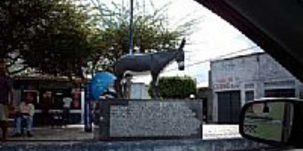 Monumento em homenagem ao Festival de Jegue em Itabi-SE-Foto:Sergio Falcetti