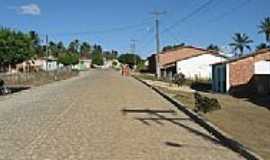 Moita Bonita - Rua do Povoado Capunga em Moita Bonita-SE-Foto:Almeida Bispo