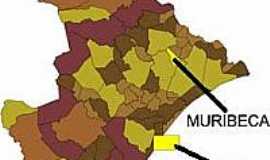 Muribeca - Mapa de Localizao - Muribeca-SE