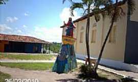 Nossa Senhora do Socorro - Imagem em homenagem  Bom Jesus dos Navegantes em Nossa Senhora do Socorro-SE-Foto:Sergio Falcetti