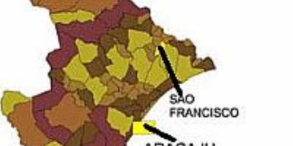 Mapa de Localizao - So Francisco-SE