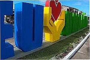 P�rtico da cidade de Umba�ba - SE