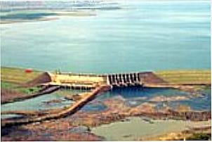Hidrel�trica da cidade de �gua Vermelha - SP