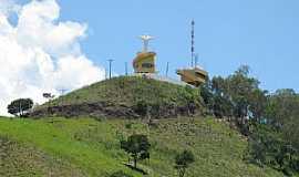 guas de Lindia - guas de Lindia-SP-Cristo Redentor no Morro do Cruzeiro-Foto:chaleslagoazul.com.br