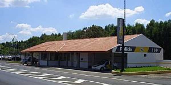 Agudos-SP-Base Polcia Militar Rodoviria-Foto:Policial Rodoviario