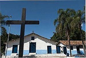 Igreja no centro de Aldeia de Carapicuiba - SP
