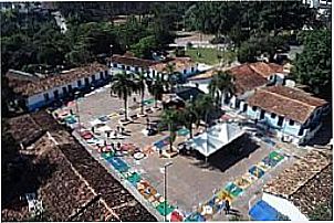 Vista a�rea do centro de Aldeia de Carapicuiba - SP