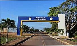 Alto Alegre - P�rtico de entrada da cidade de Alto Alegre - SP