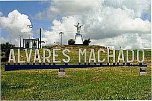 Entrada da cidade   de �lvares Machado - SP