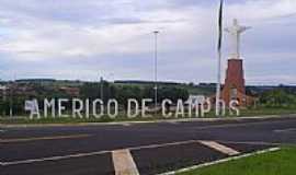 Amrico de Campos - Trevo da cidade-Foto:guiamricodecampos
