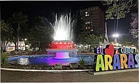 Araras - Fonte luminosa e simbolo da cidade de Araras - SP