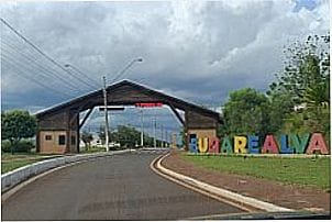 P�rtico de entrada da cidade de Arealva - SP