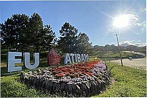 Entrada  da cidade     de Atibaia - SP