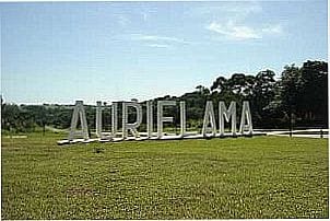 P�rtico da cidade  de Auriflama - SP
