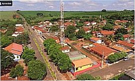 Bacuriti - Vista a�rea de Bacuriti, distrito de Cafel�ndia - SP