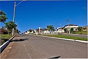 Vista da entrada de Barr�nia, distrito de Caconde - SP