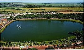 Barrinha - Vista a�rea do lago em Barrinha - SP