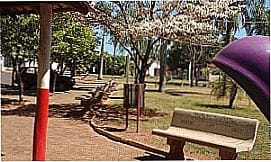 Boa Vista dos Andradas - Pra�a central de Boa Vista dos Andradas - SP